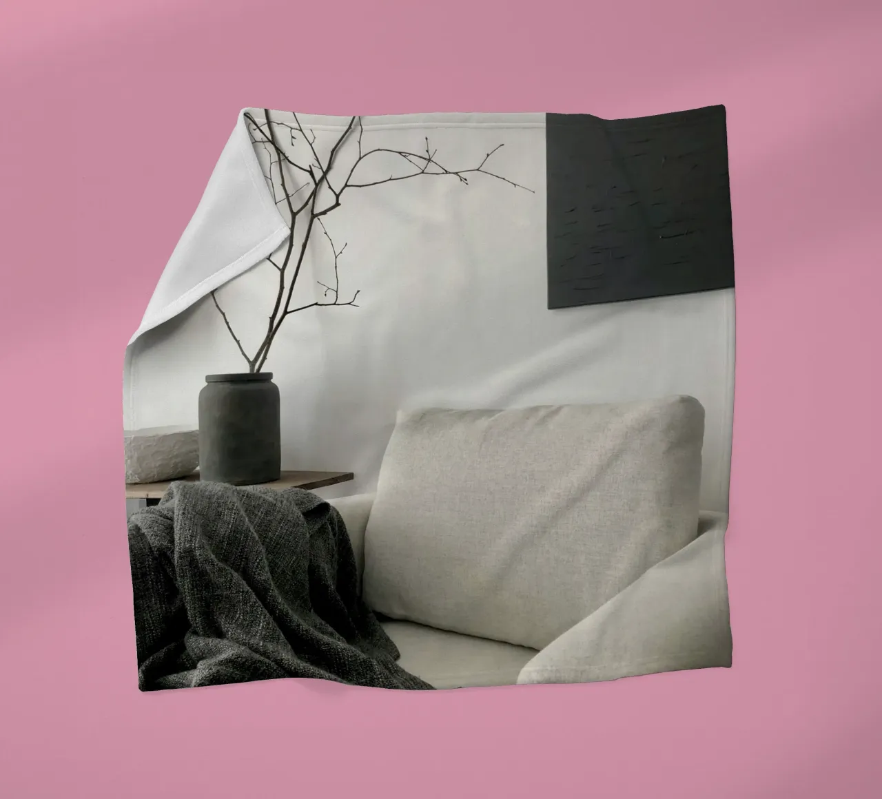 chaise canapé plaid polaire de Earthly Visions