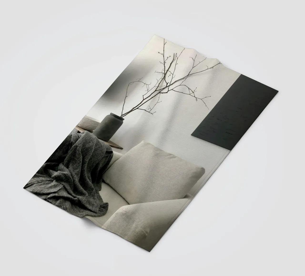 chaise canapé plaid polaire de Earthly Visions