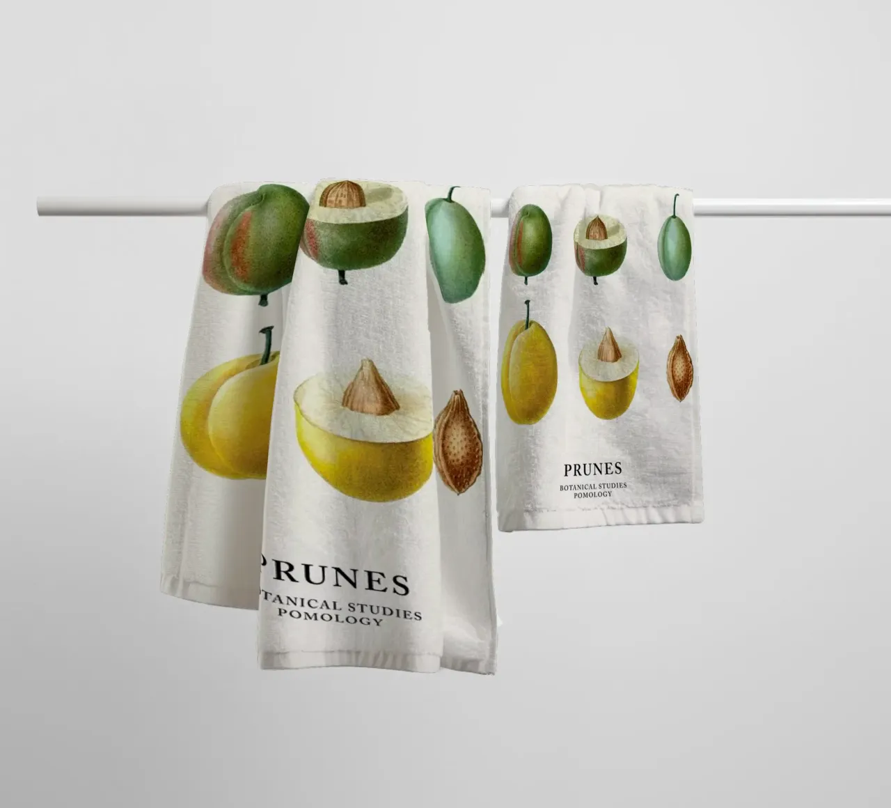 Prunes asciugamano da bagno da Flora & Fauna