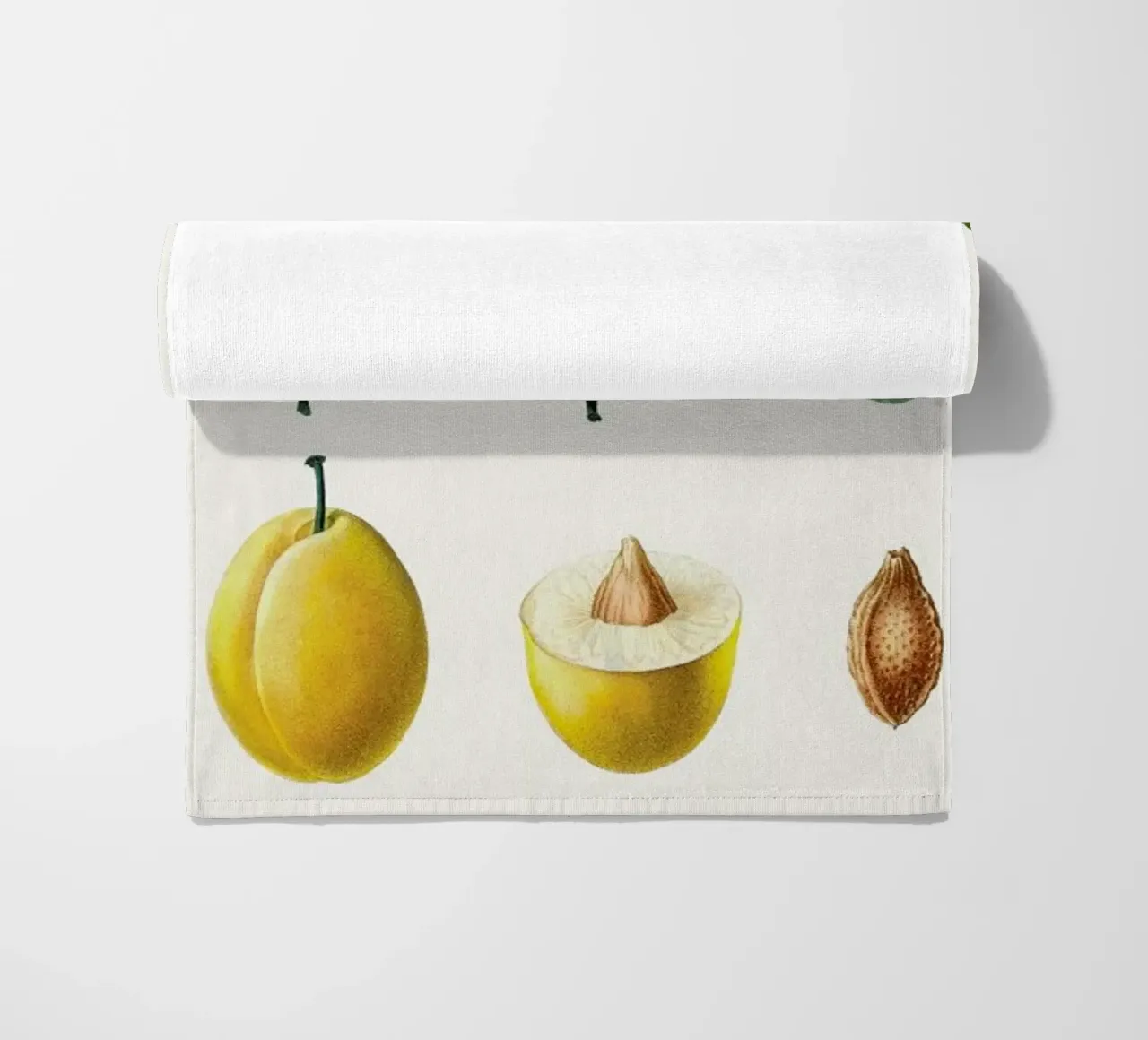 Prunes beach towel by Flora & Fauna