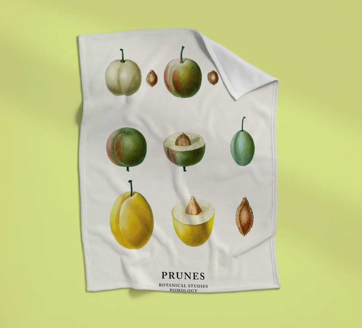 Prunes fleecedeken van Flora & Fauna