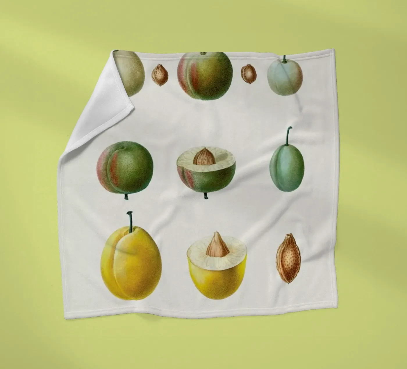 Prunes fleecedeken van Flora & Fauna