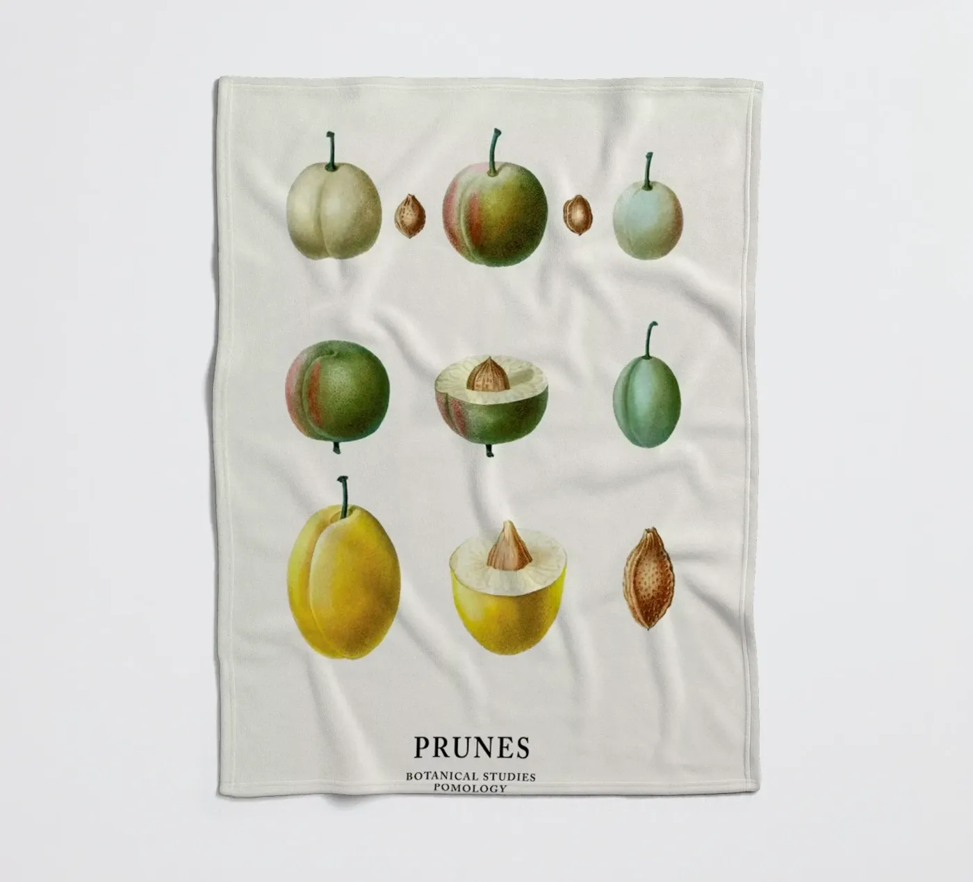 Prunes fleecedeken van Flora & Fauna