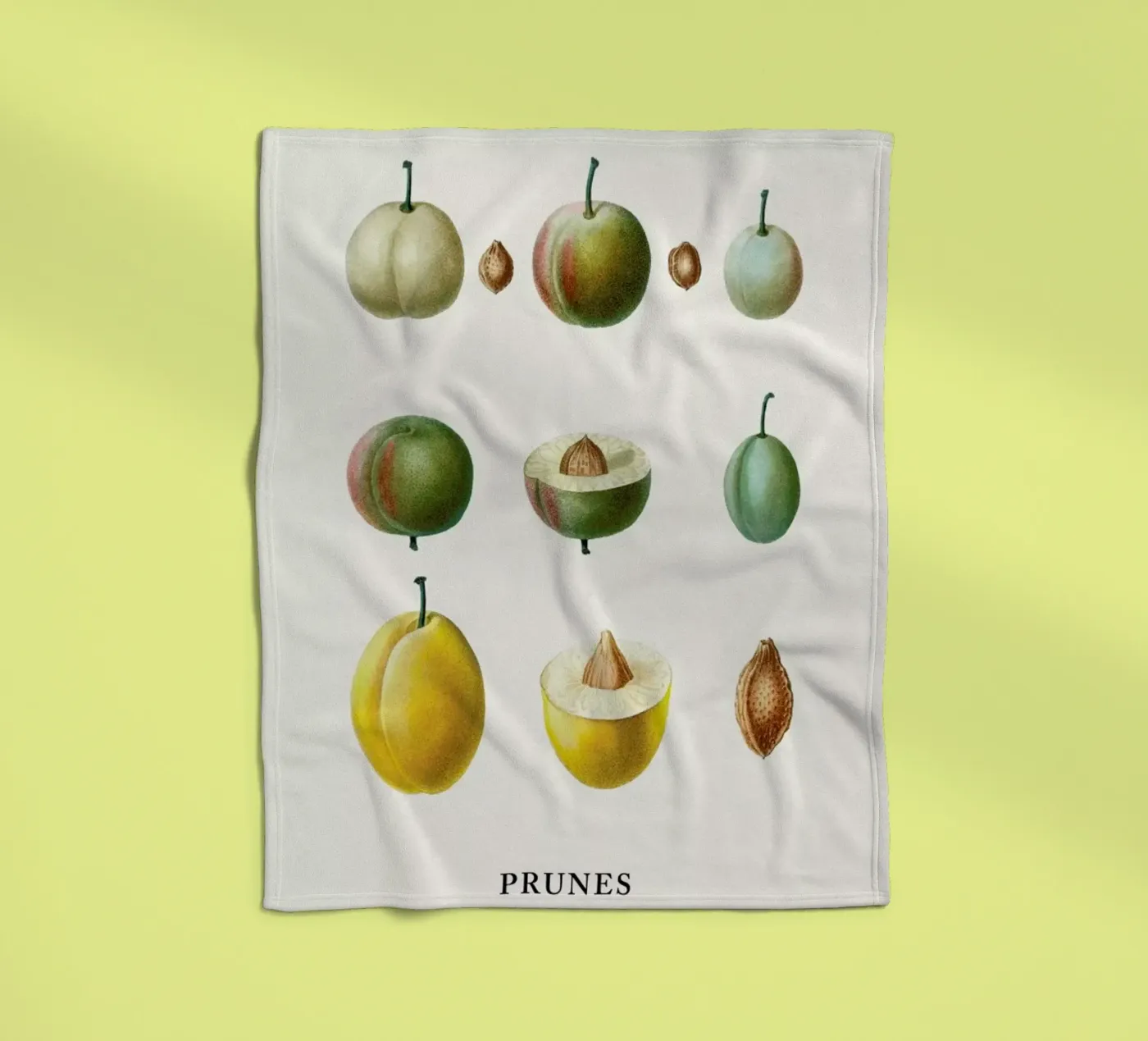 Prunes fleecedeken van Flora & Fauna