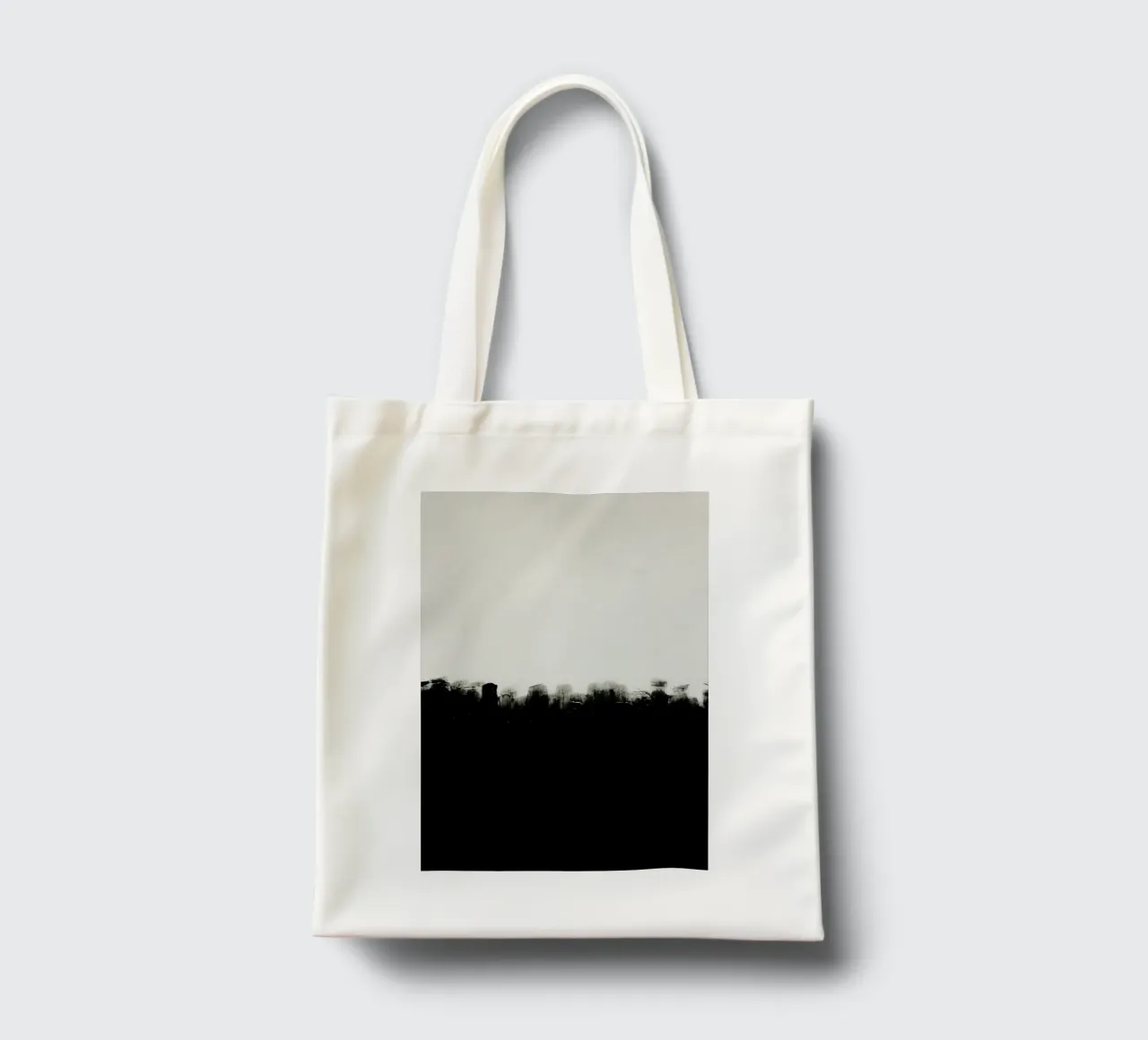 nero bianco borsa in juta da Earthly Visions