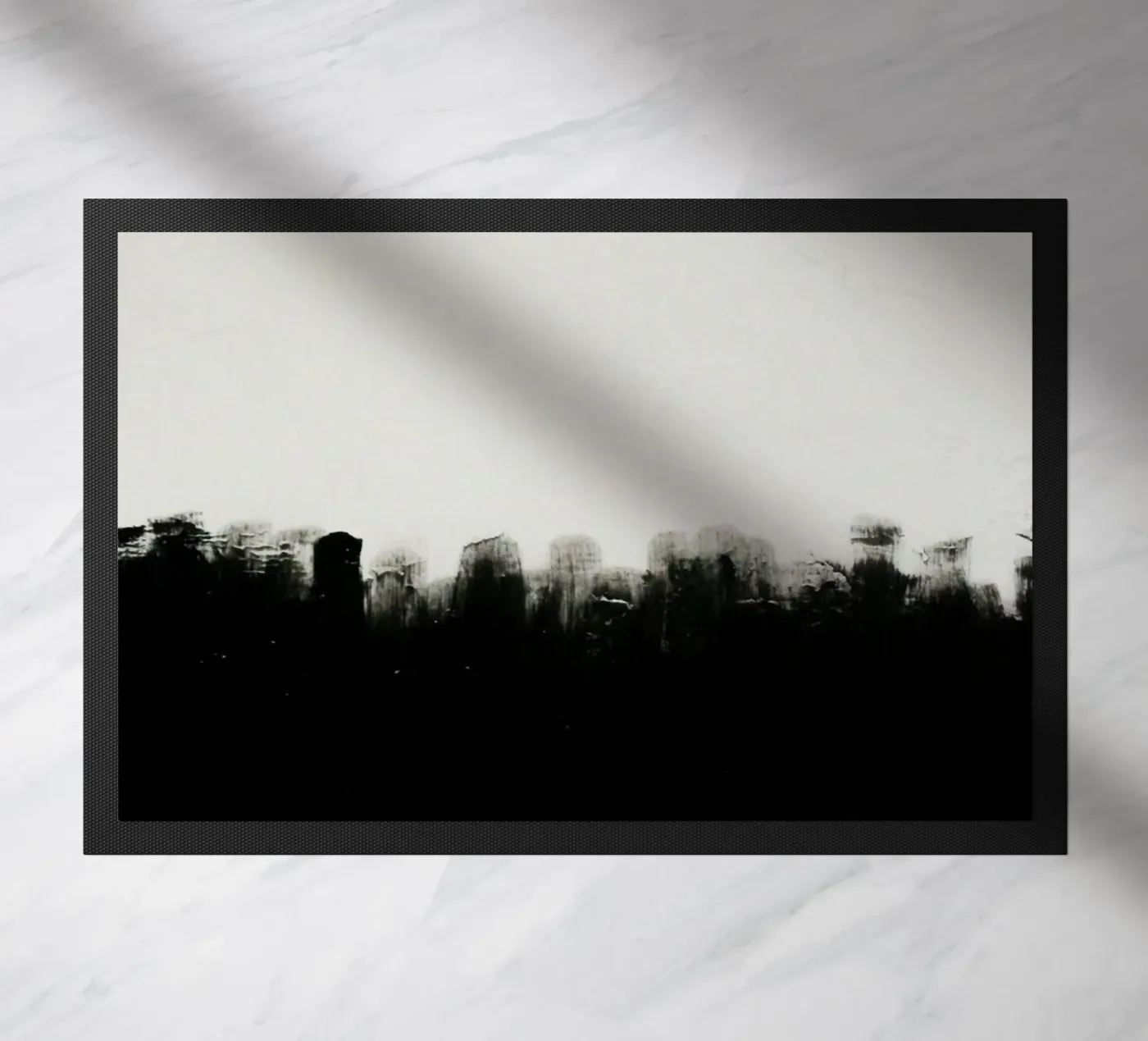 nero bianco zerbino da Earthly Visions