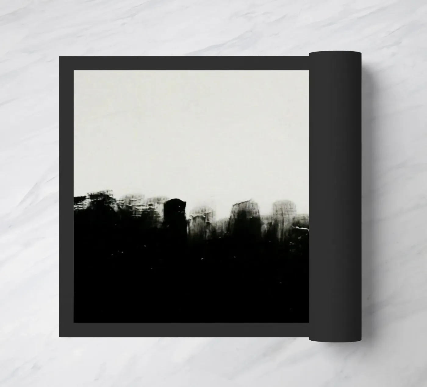 nero bianco zerbino da Earthly Visions