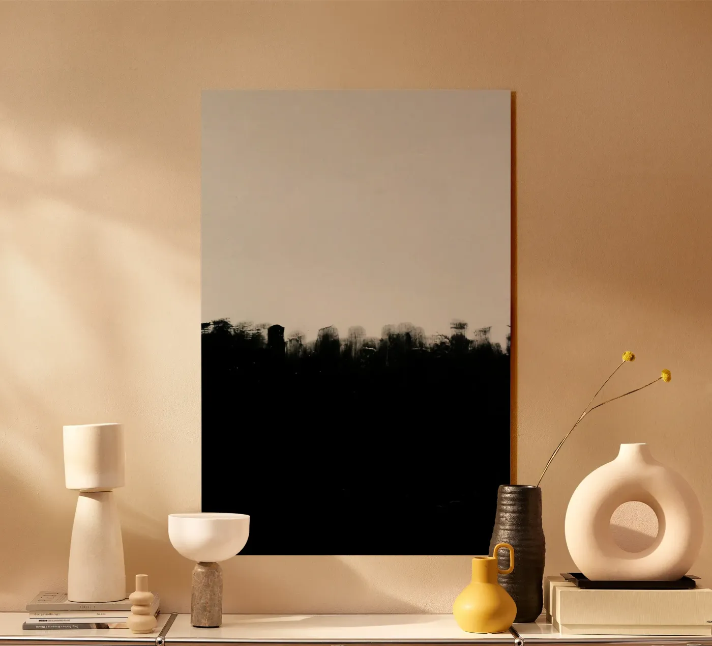 schwarz weiß Acryl-Glas von Earthly Visions