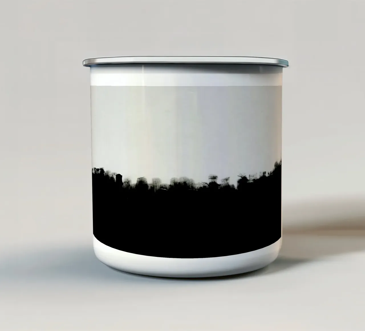 paesaggio urbano skyline tazza in smalto da Earthly Visions