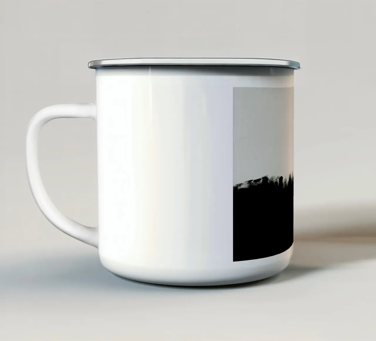 paesaggio urbano skyline tazza in smalto da Earthly Visions
