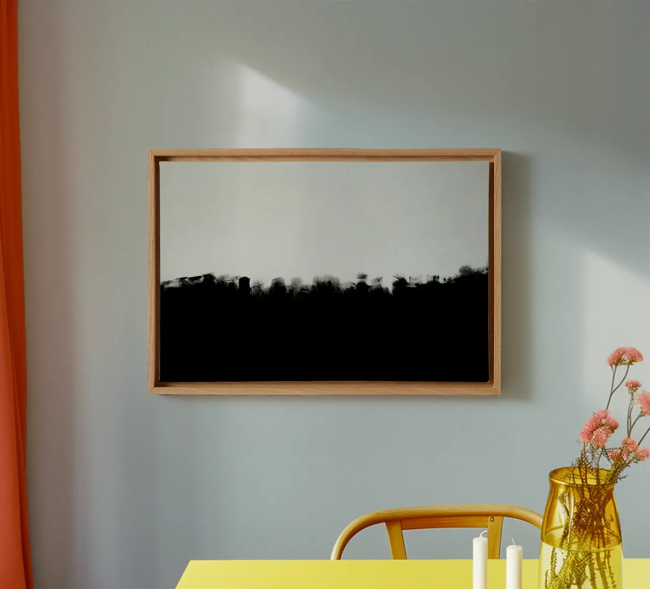 paesaggio urbano skyline tela con Cornice a cassetta da Earthly Visions