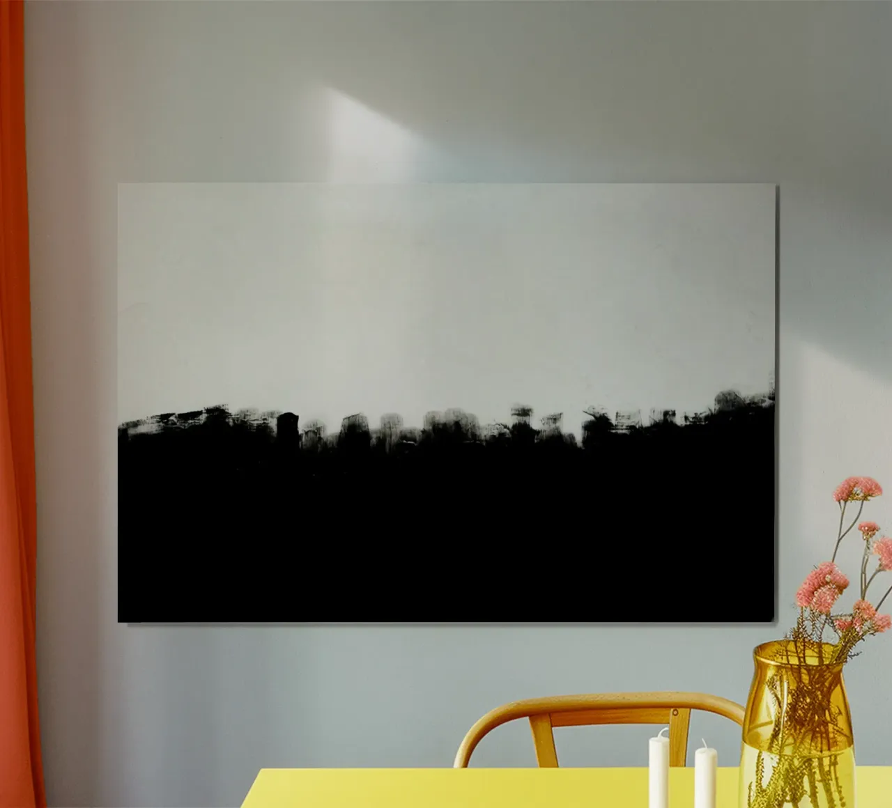 paesaggio urbano skyline poster con telaio in alluminio da Earthly Visions