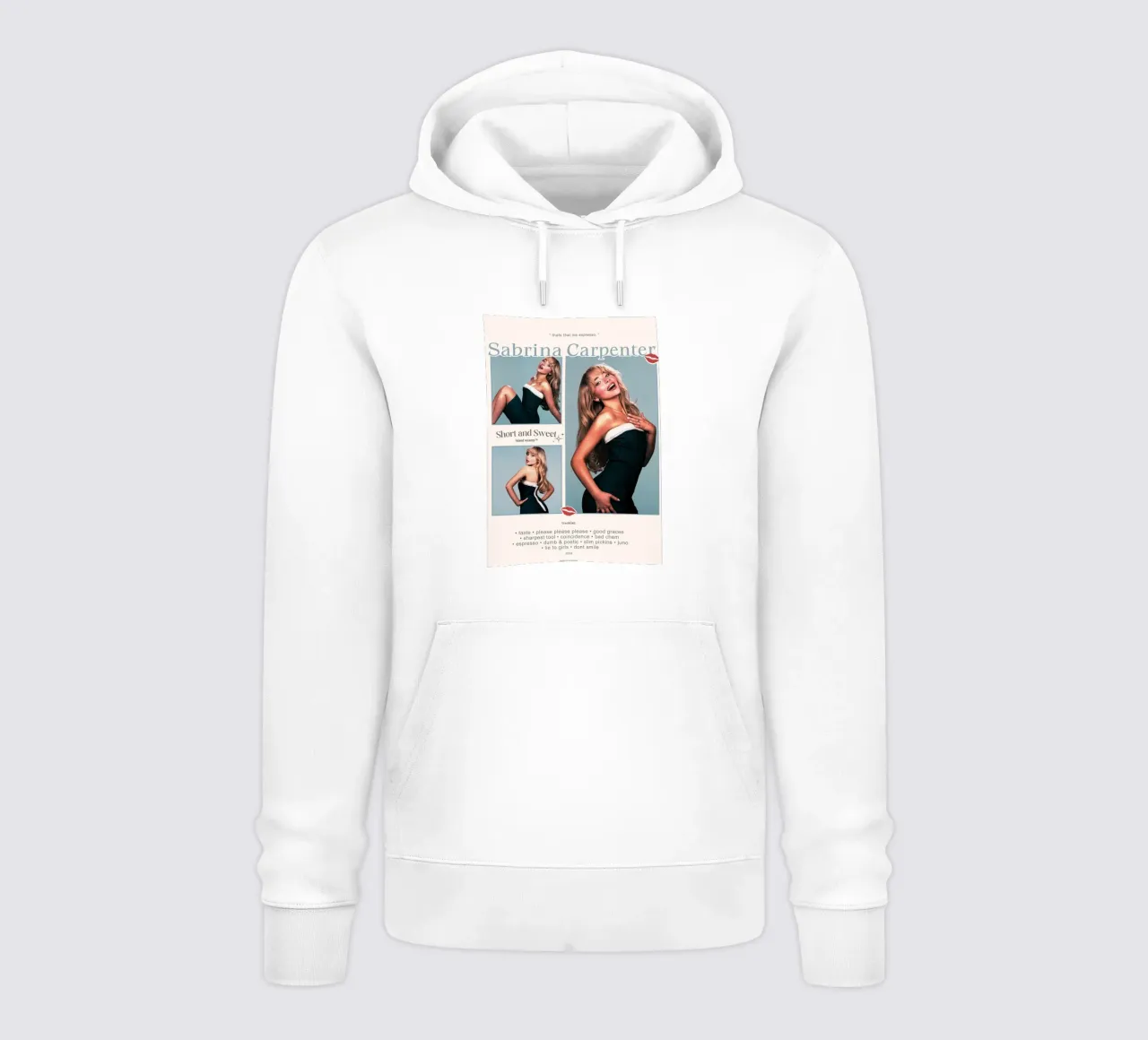 Sabrina Carpenter- Sour n Sweet felpa con cappuccio da Attaboy Dsgn