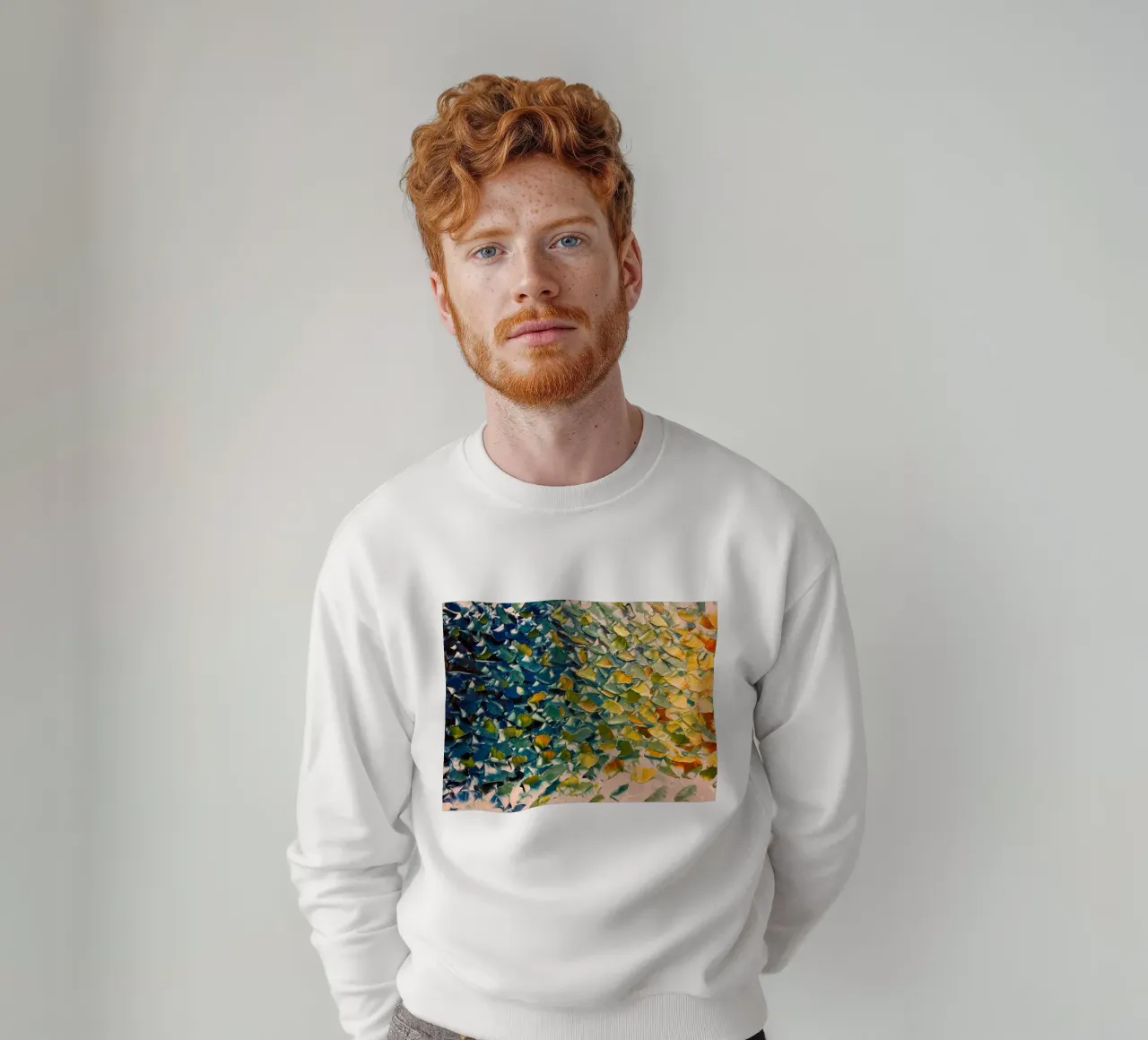 pennellate colorate felpa da Earthly Visions