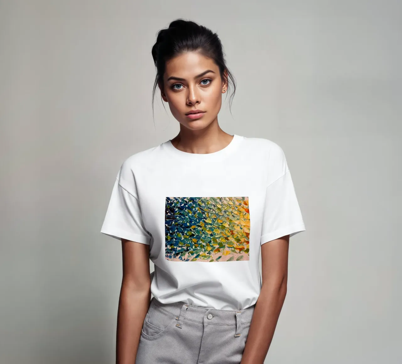 pennellate colorate t-shirt da Earthly Visions