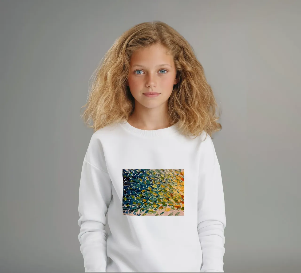 pennellate colorate felpa bambino da Earthly Visions