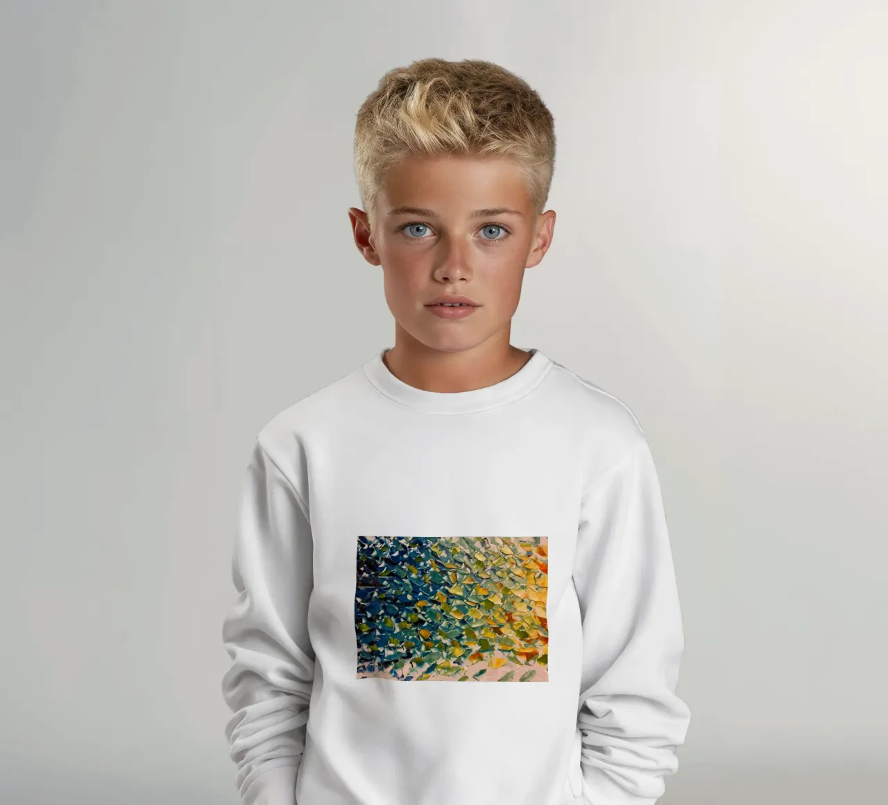 pennellate colorate felpa bambino da Earthly Visions