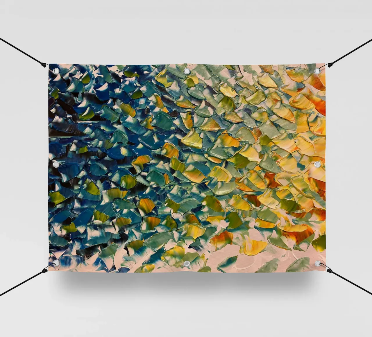 pennellate colorate telo in pvc da Earthly Visions