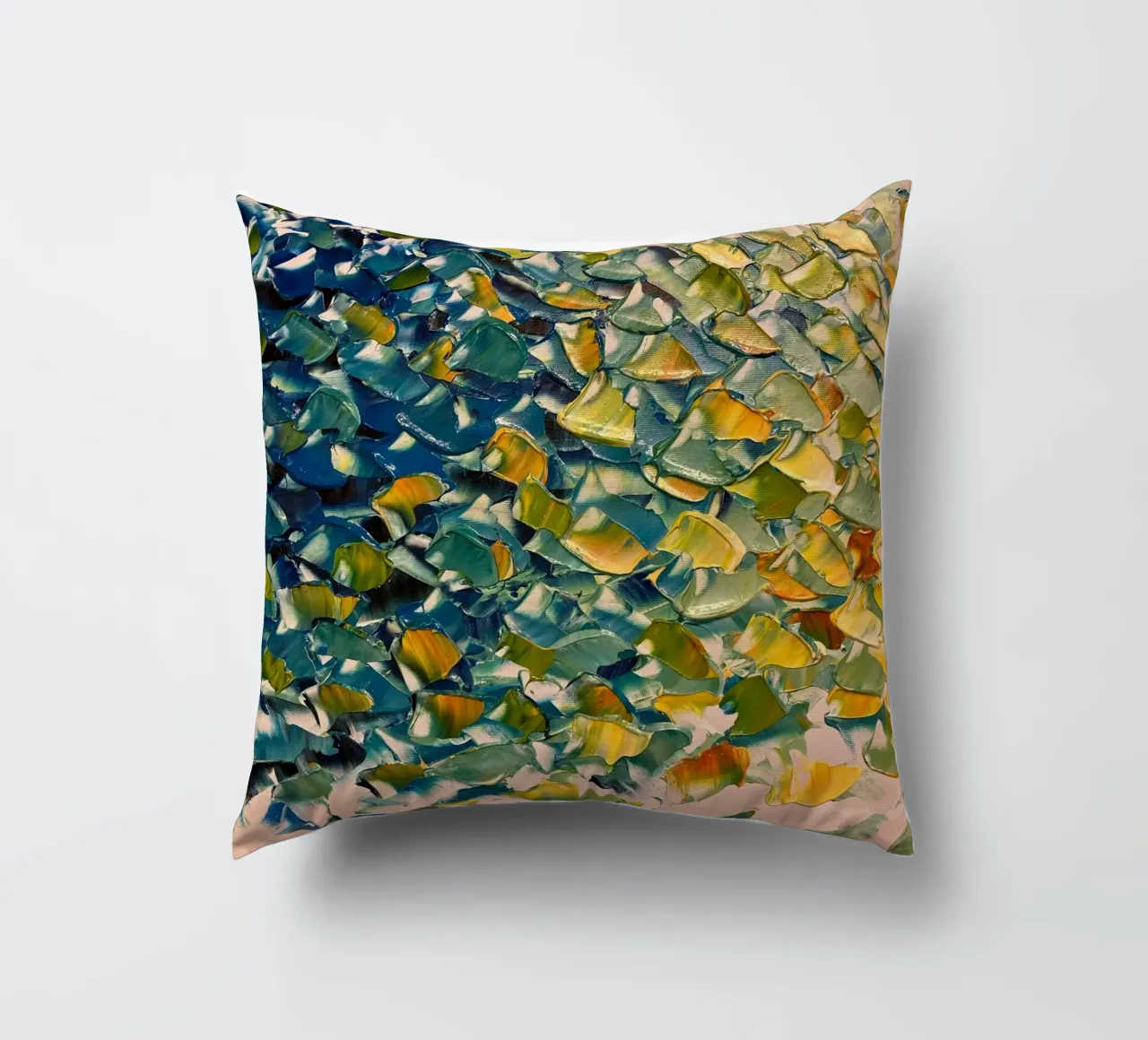 pennellate colorate cuscino da Earthly Visions