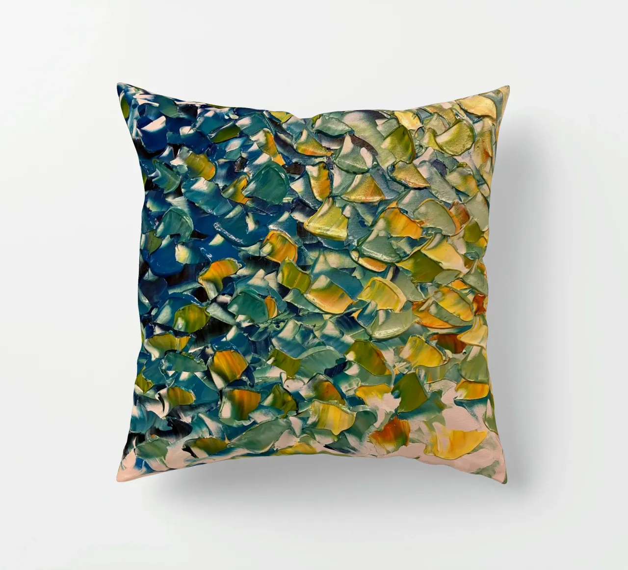 pennellate colorate cuscino da Earthly Visions