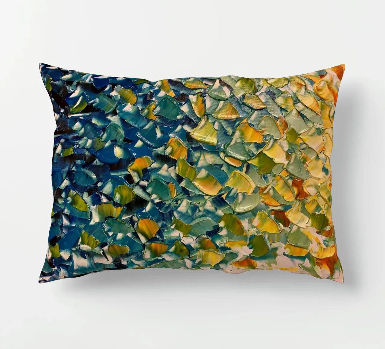 pennellate colorate cuscino da Earthly Visions