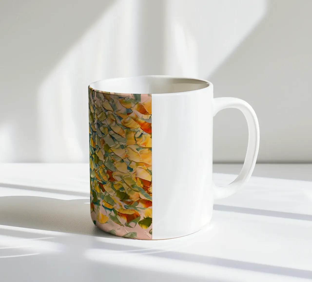 pennellate colorate tazza in ceramica da Earthly Visions