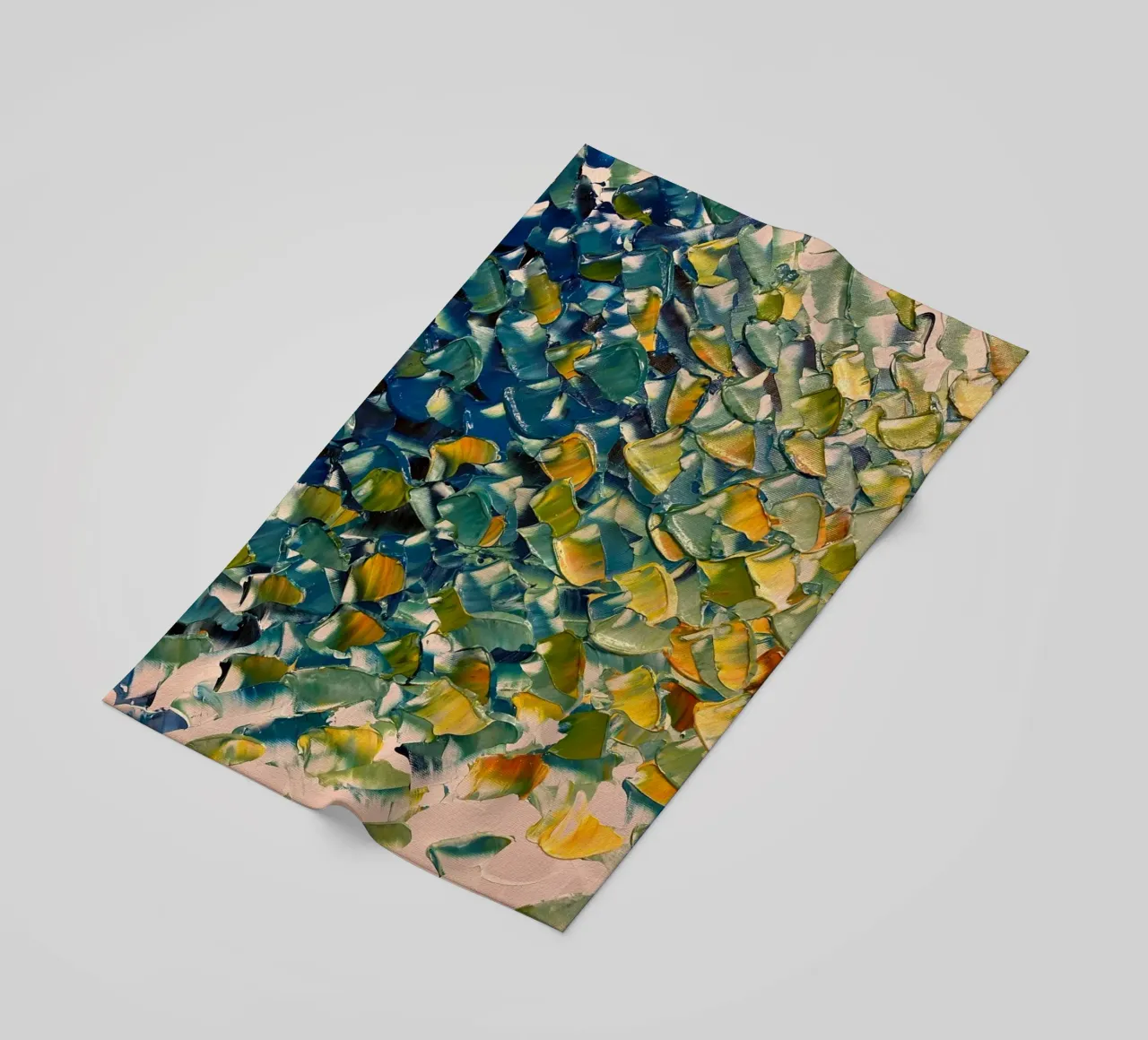 pennellate colorate telo mare da Earthly Visions