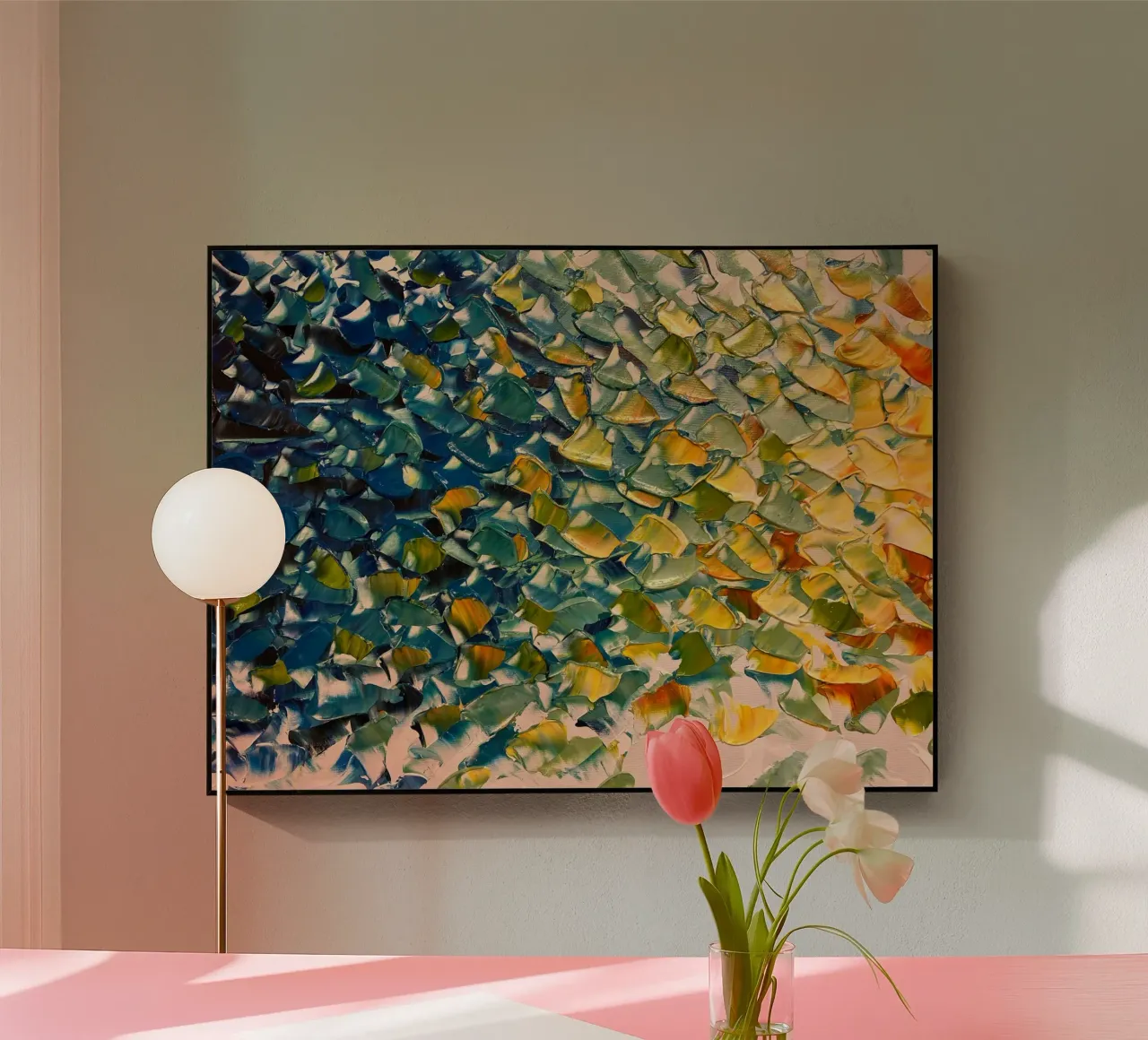 pennellate colorate plexiglass da Earthly Visions