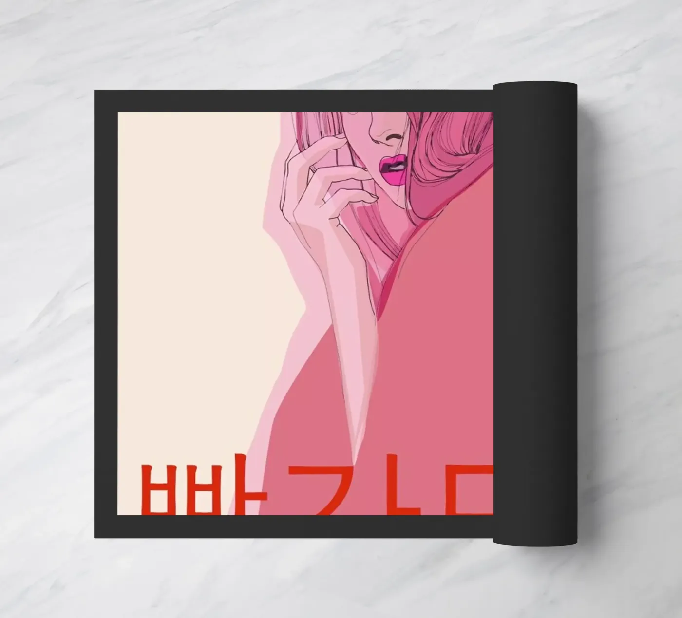 Chaperon Rouge doormat by Agnes KR Patience