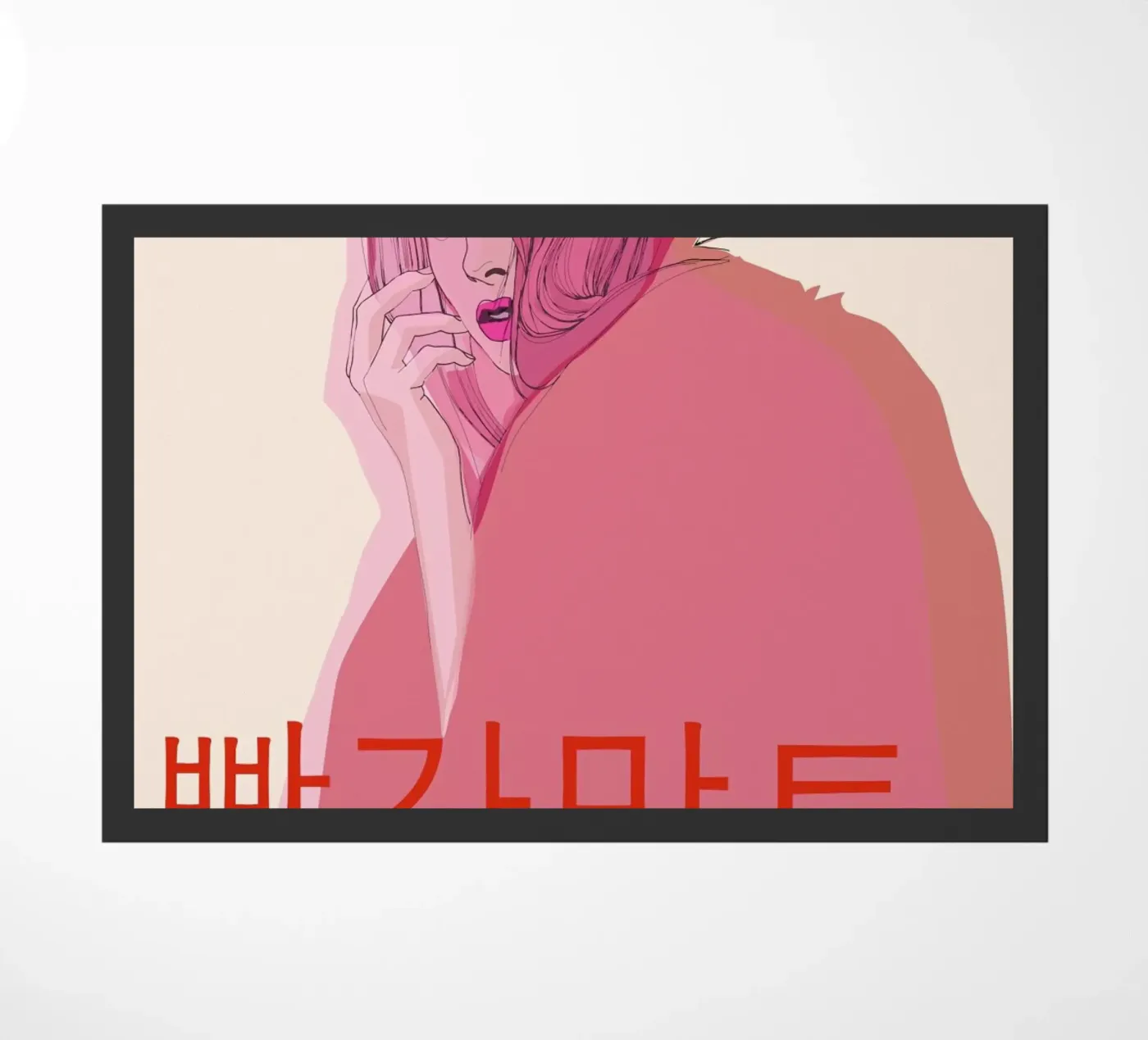 Chaperon Rouge doormat by Agnes KR Patience