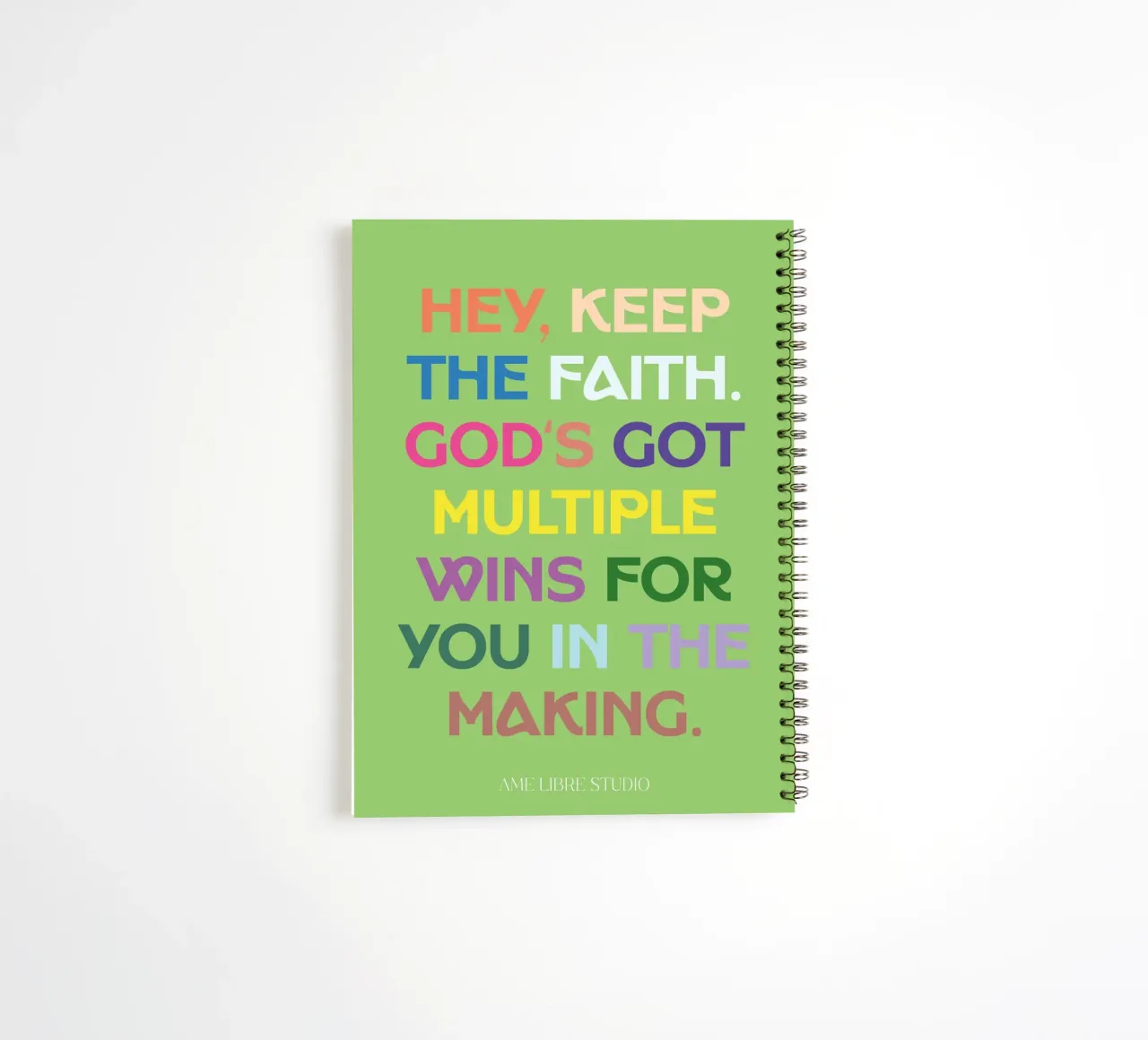 🍀 spiral notebook by MENTHE SAUVAGE