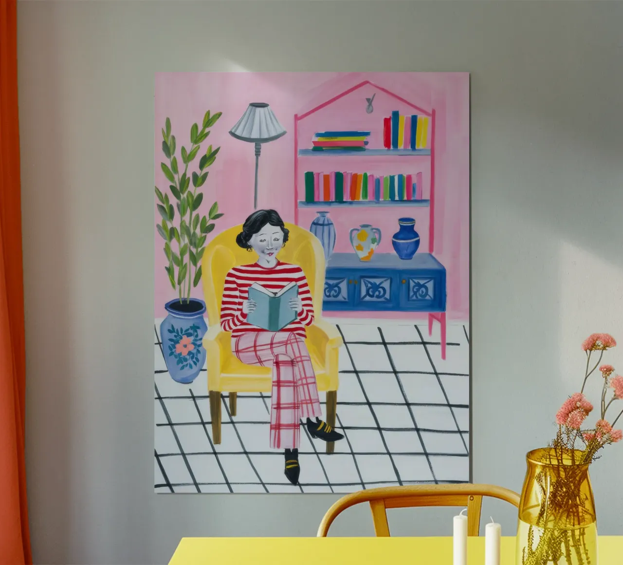 Accogliente rifugio di lettura poster da Aurora Muse