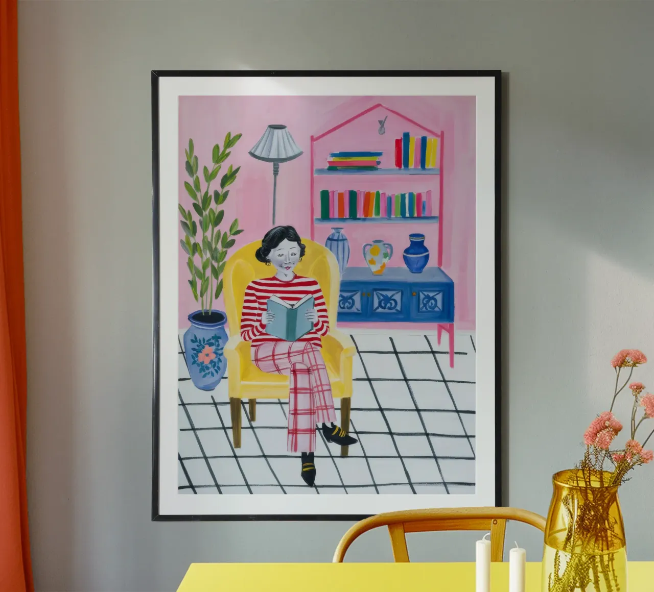 Accogliente rifugio di lettura poster da Aurora Muse