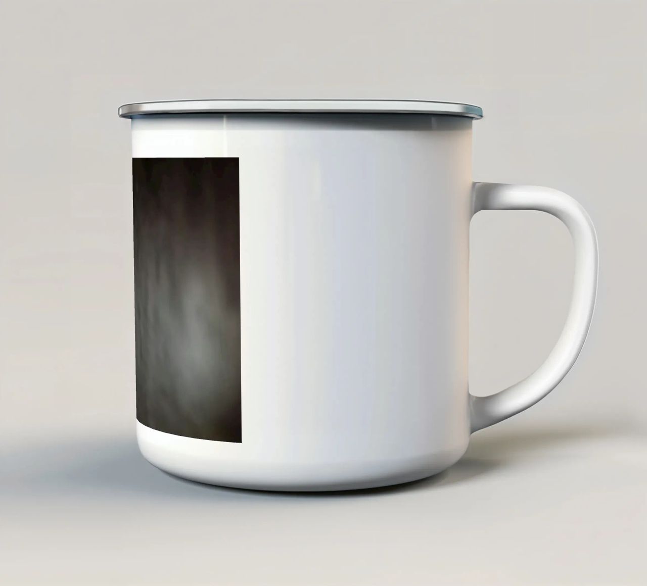 texture della tela tazza in smalto da Earthly Visions