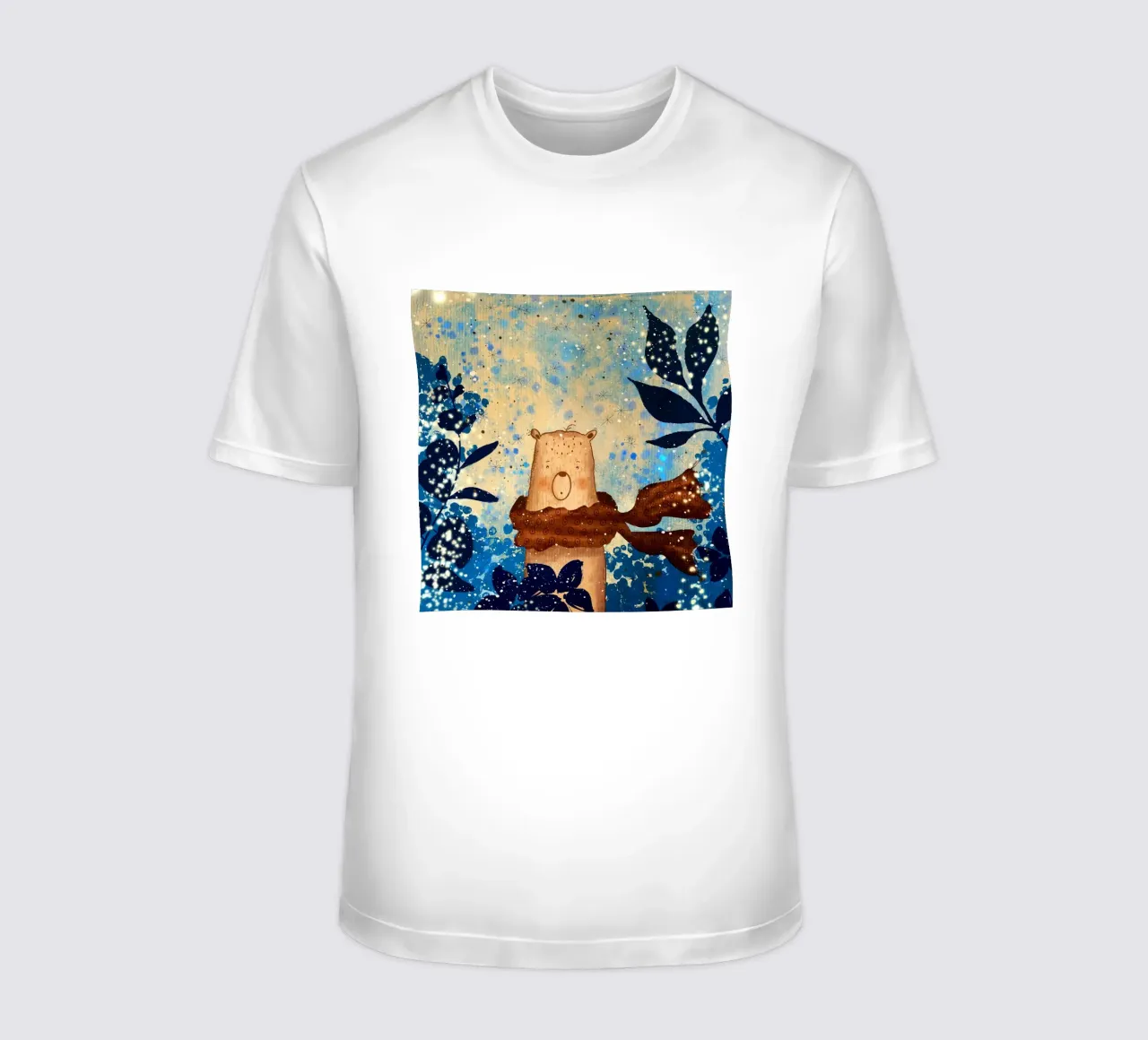 sciarpa con orso t-shirt da NEW LIFE
