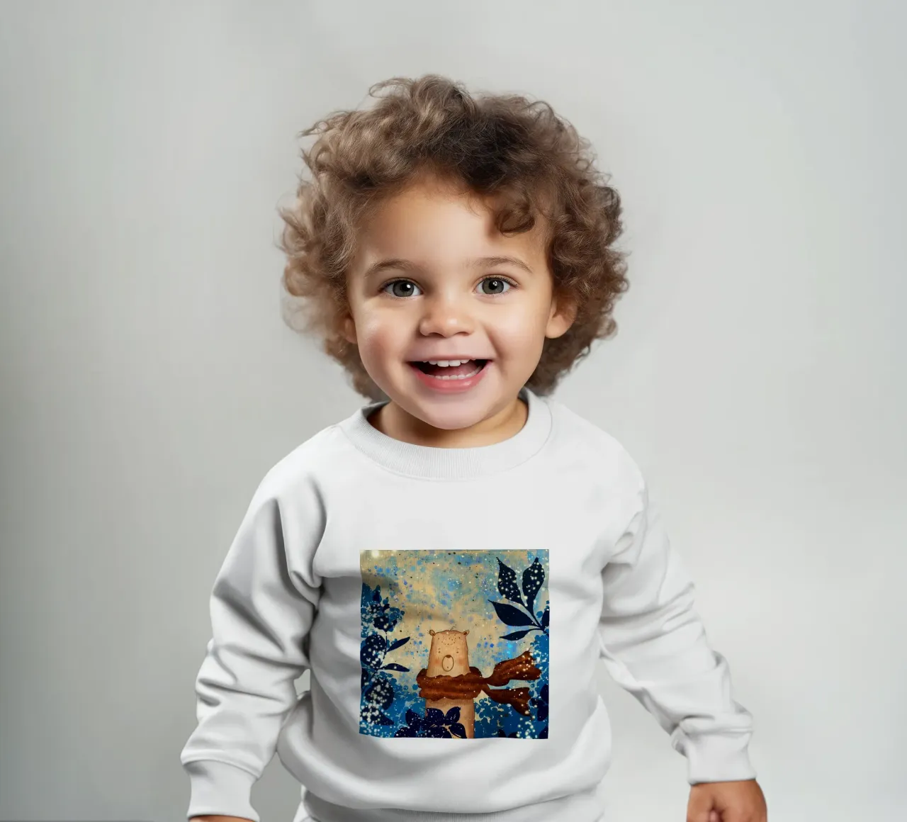 Bärenschal Baby Sweatshirt von NEW LIFE