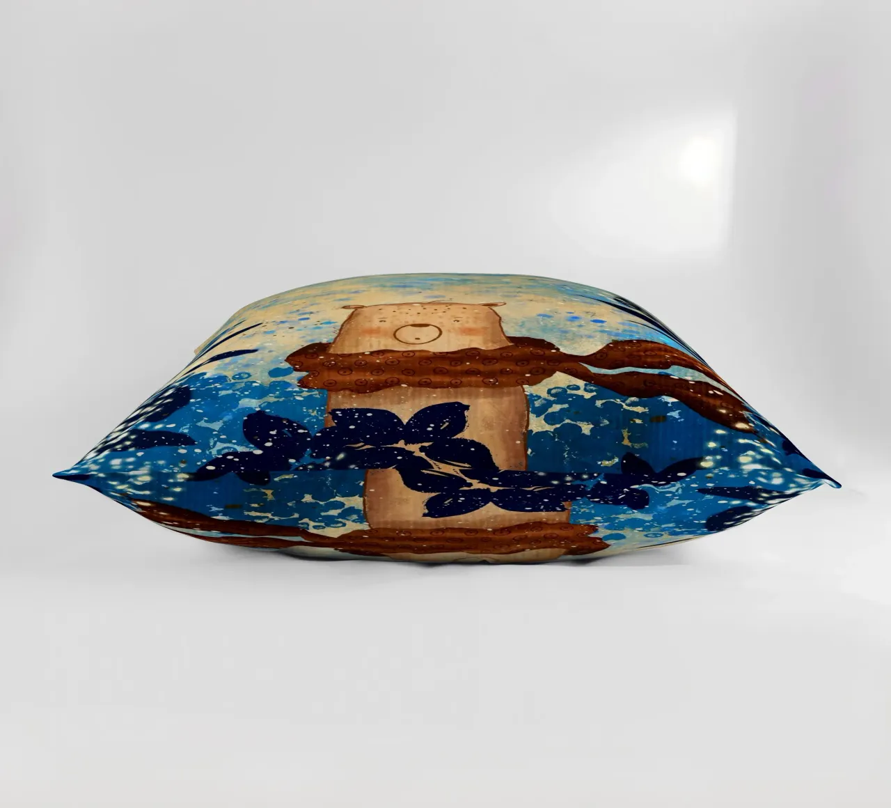 bear scarf decorative cushion by NEW LIFE
