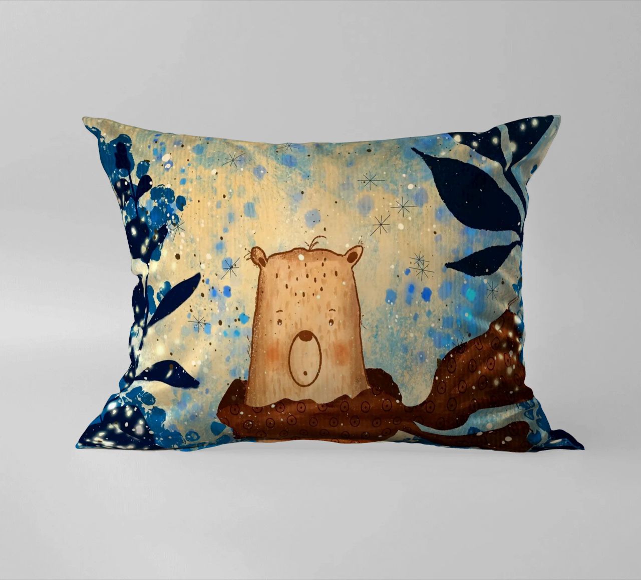 sciarpa con orso cuscino da NEW LIFE