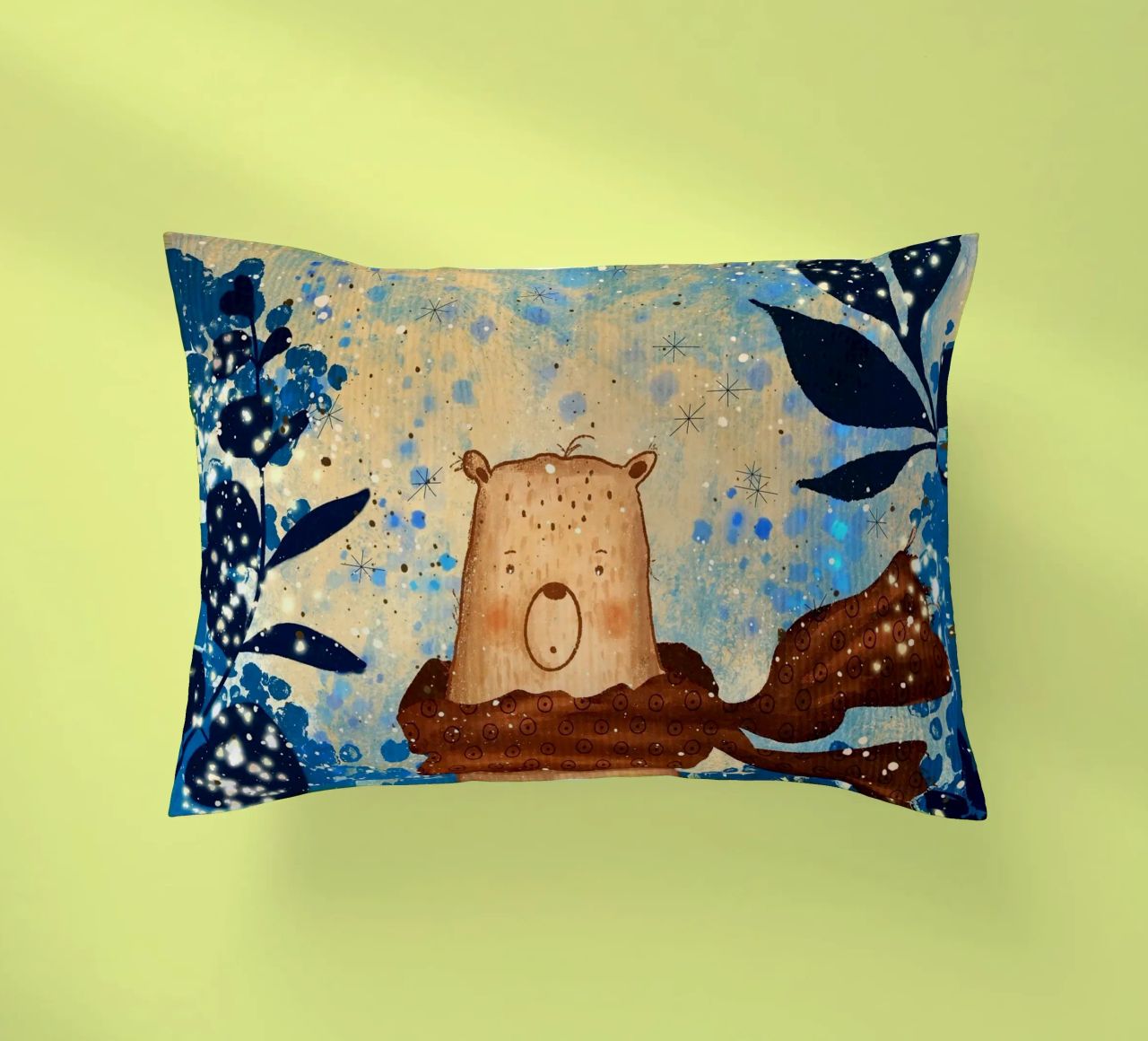 sciarpa con orso cuscino da NEW LIFE
