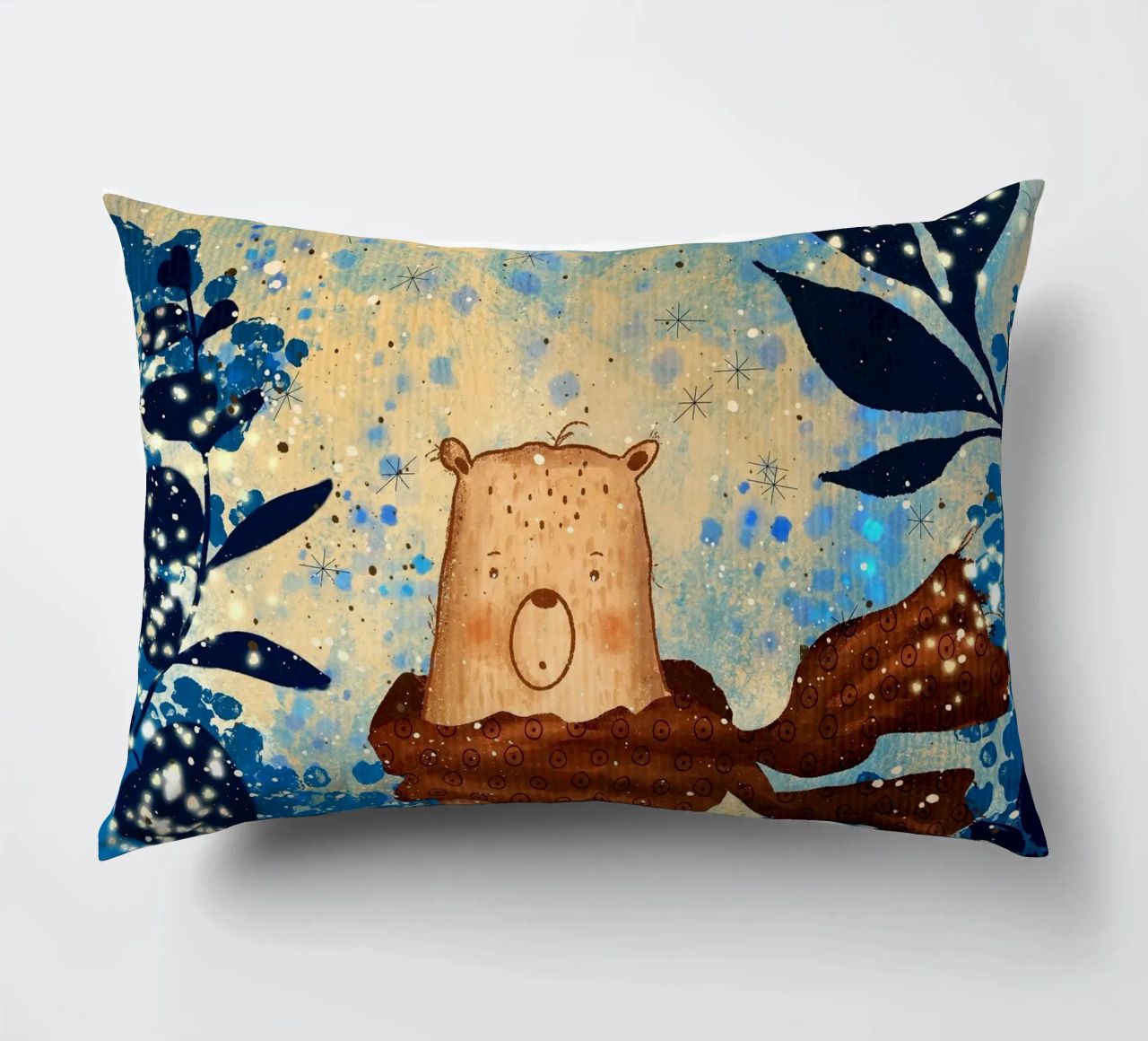 sciarpa con orso cuscino da NEW LIFE