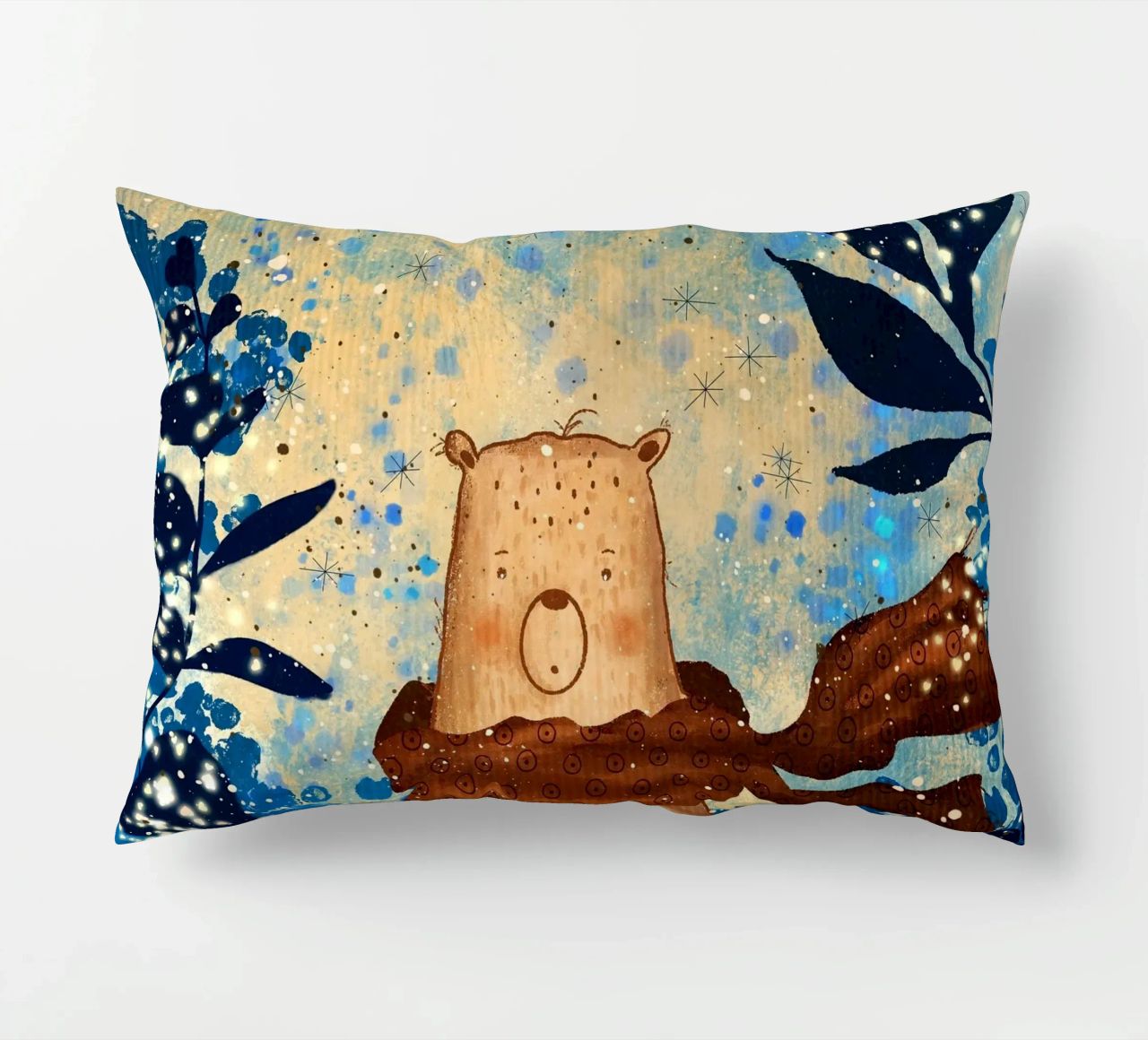 sciarpa con orso cuscino da NEW LIFE