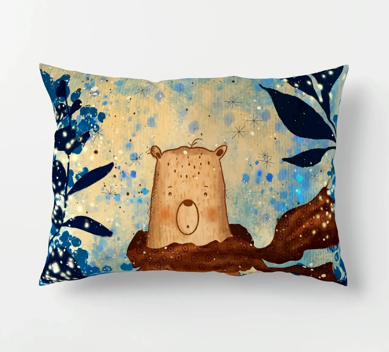 sciarpa con orso cuscino da NEW LIFE