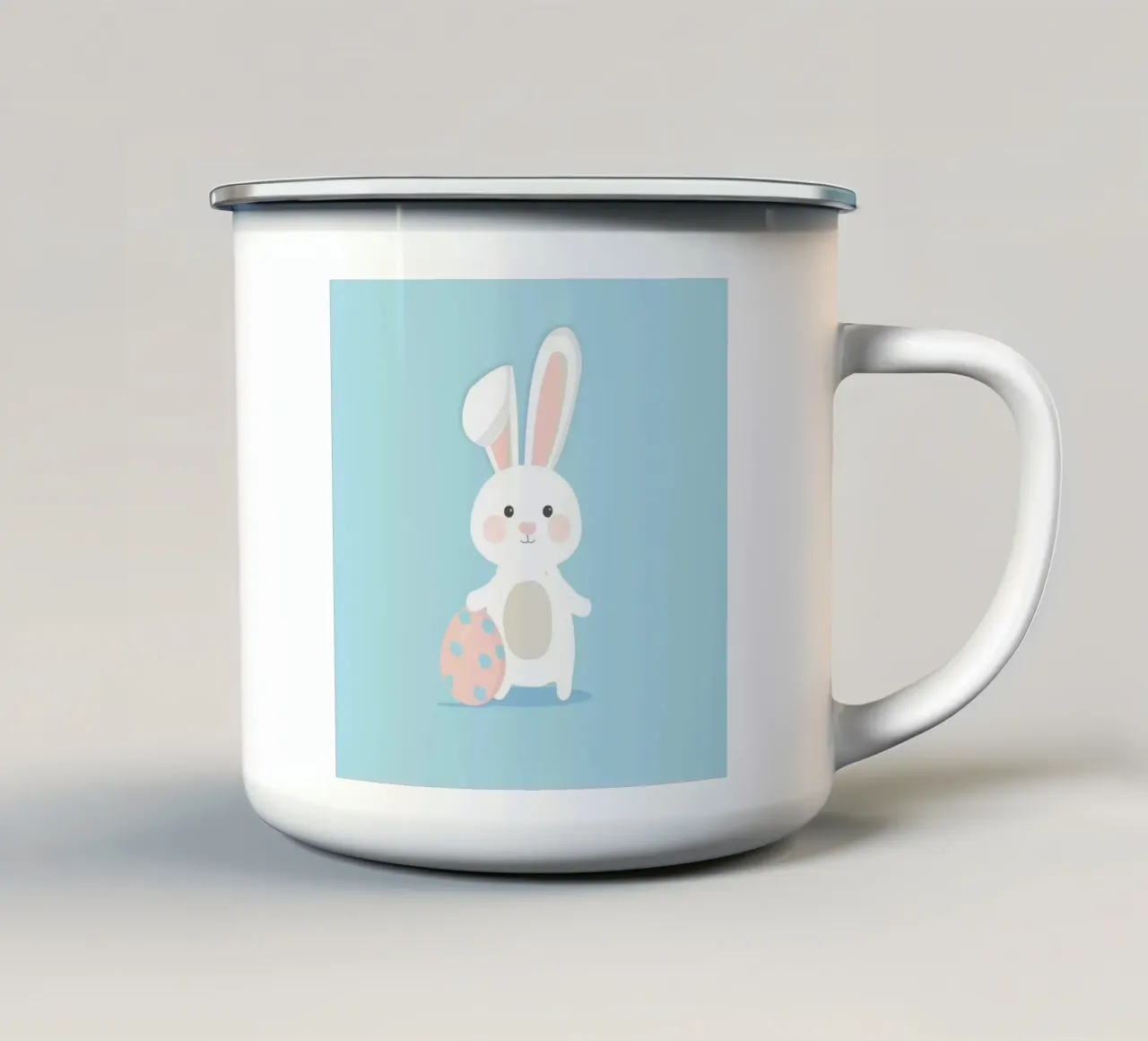 coniglietto tazza in smalto da NEW LIFE