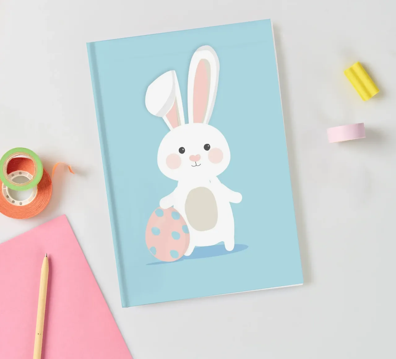 bunny rabbit notebook by NEW LIFE