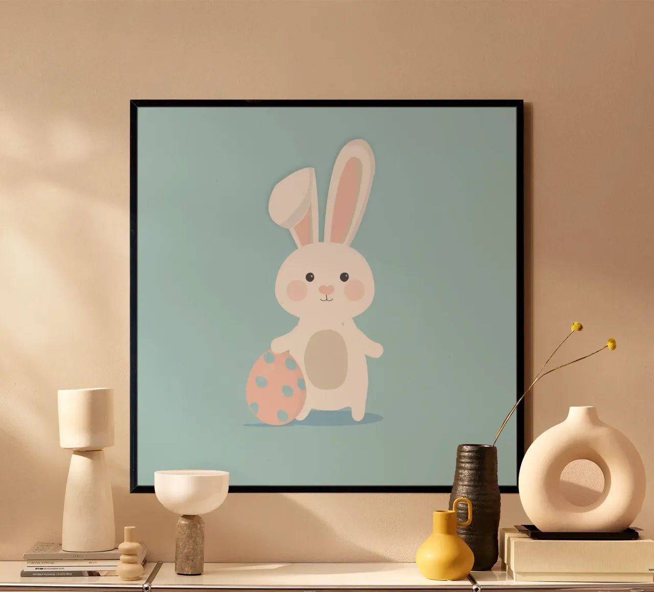 bunny rabbit poster by NEW LIFE