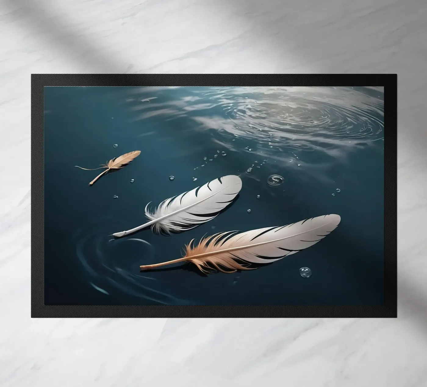 feather floating paillasson de NEW LIFE