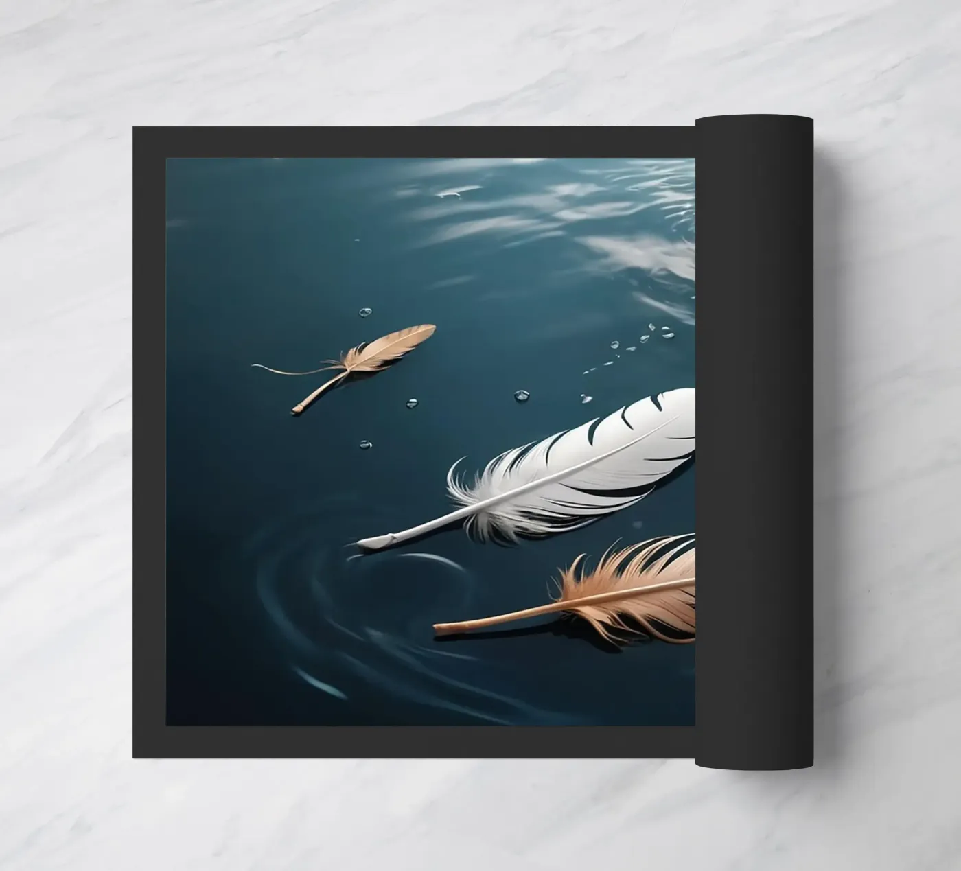 feather floating paillasson de NEW LIFE