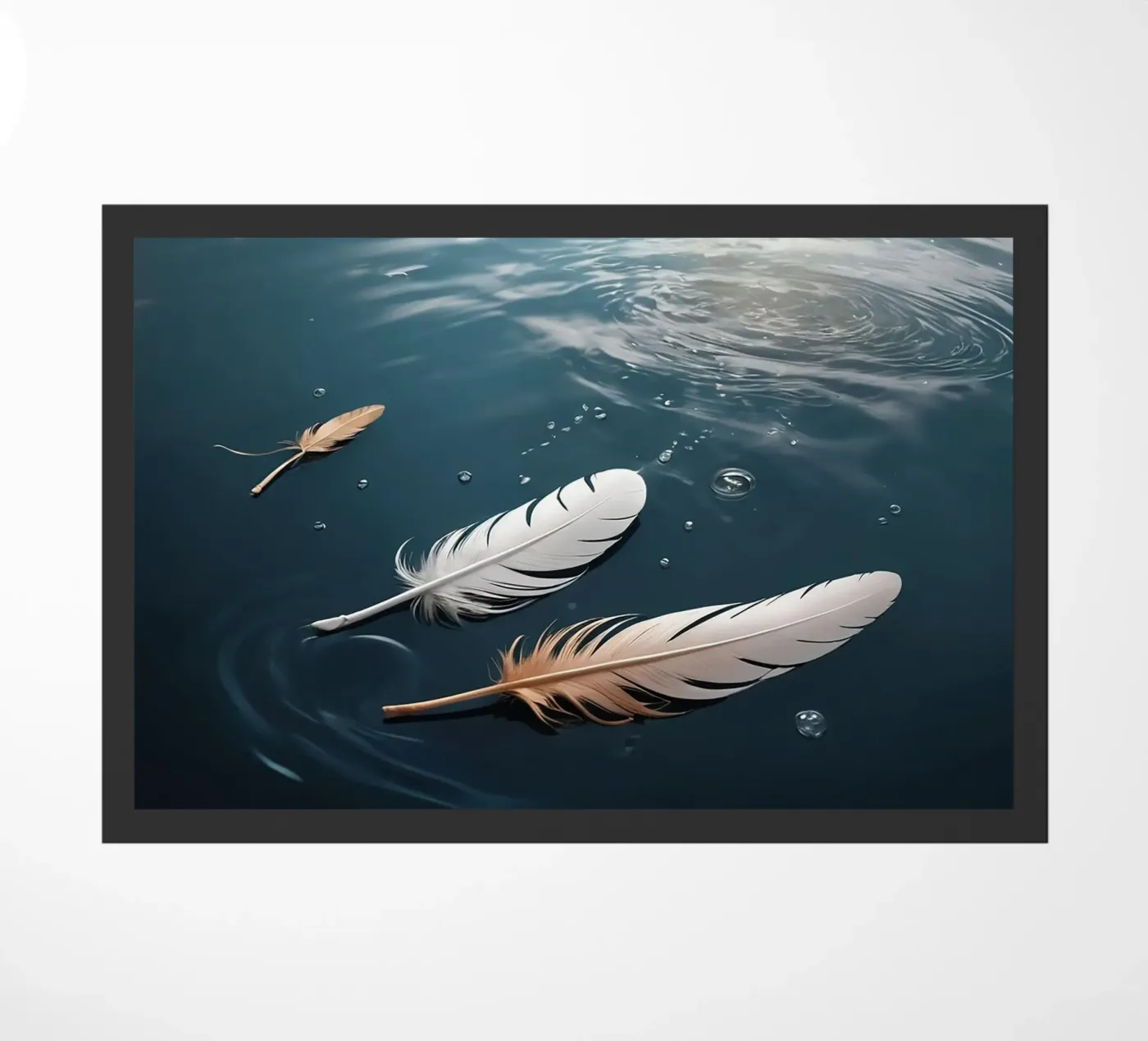 feather floating paillasson de NEW LIFE