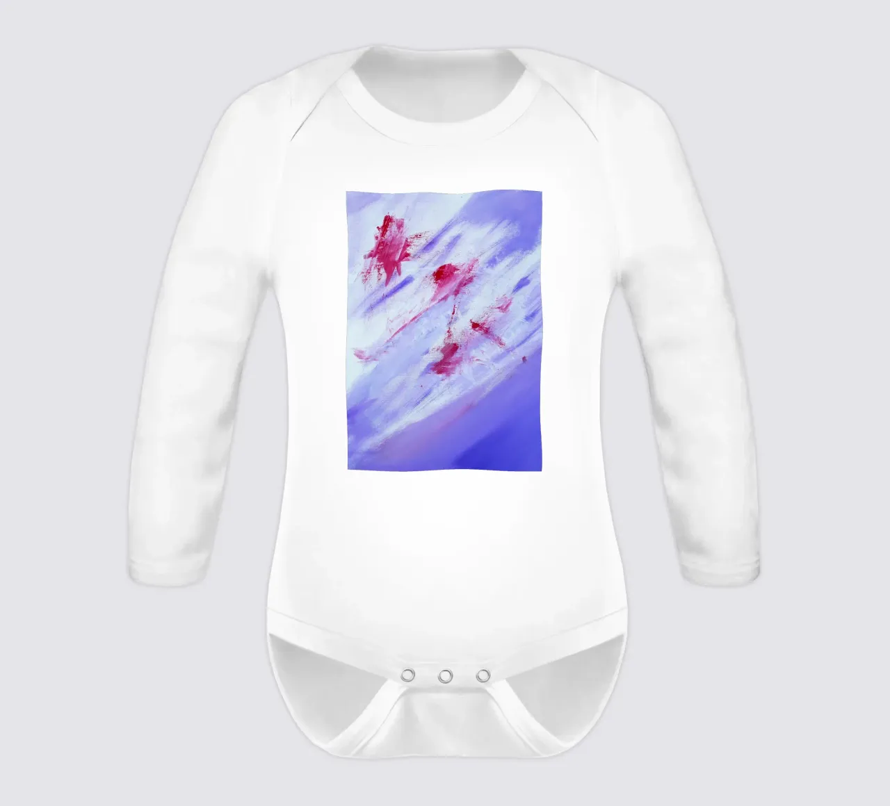 texture abstraite brossée body manches longues de Earthly Visions