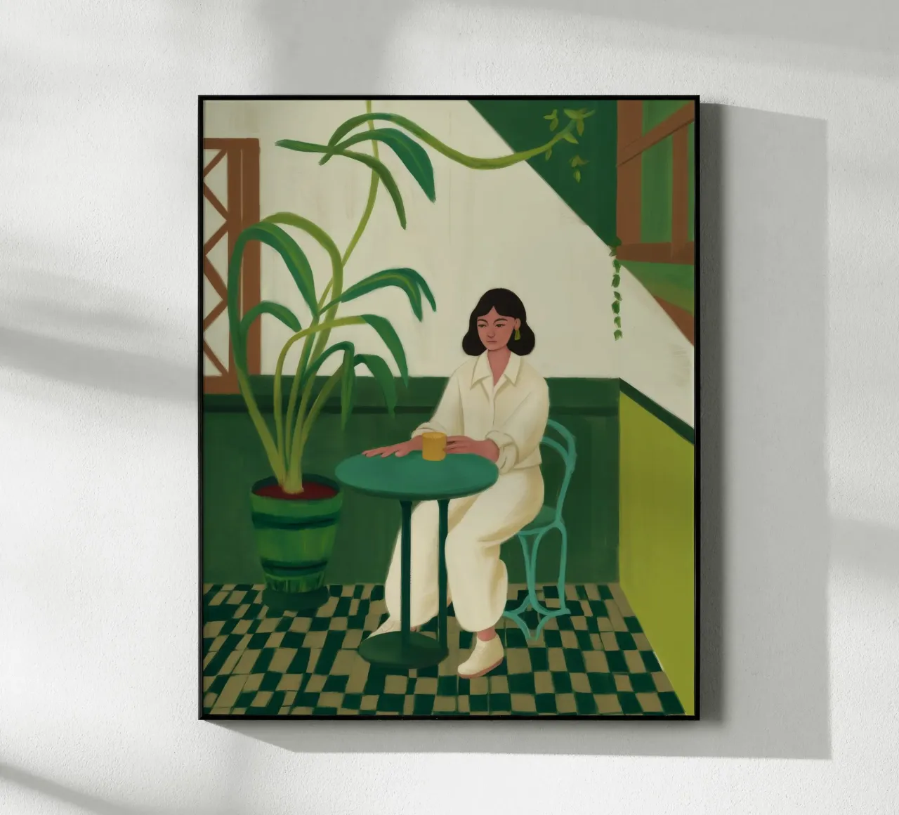 Exuberante soledad verde metacrilato de Aurora Muse